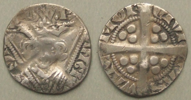 Ireland Edward I Warterford penny